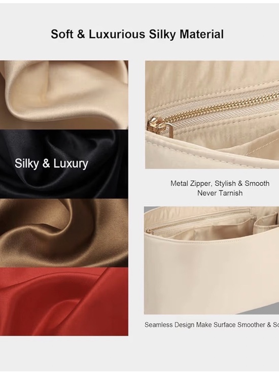 Beige Tote Organizer Insert - Home Storage & Organization - Picture 3 of 5